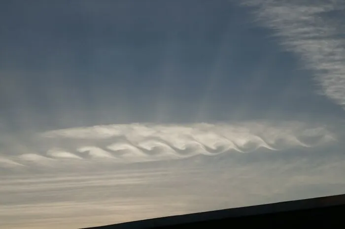 Kelvin Helmholtz Billowing Clouds In Denmark 2016