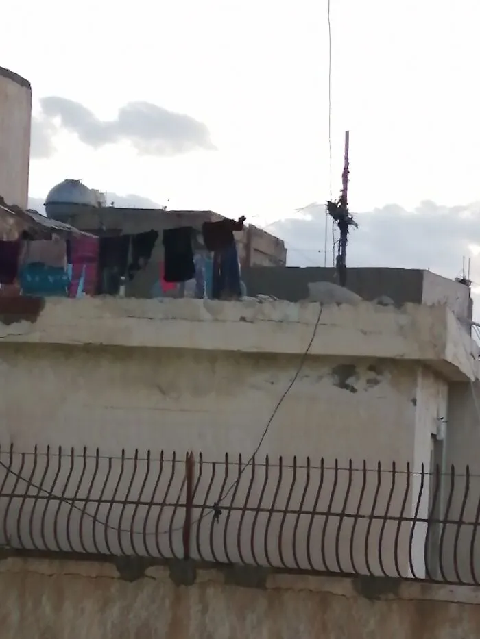 The Laundry Looks Hunted, The Skirt And The Sweater Is Not On The Same Rope.