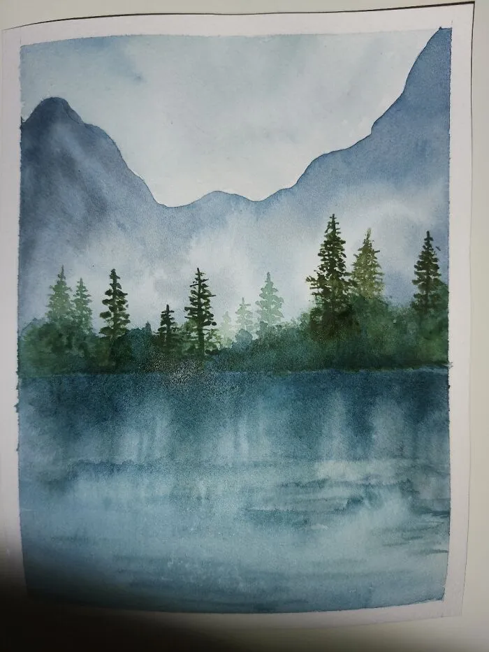 Started Painting With Watercolor And Enjoy It