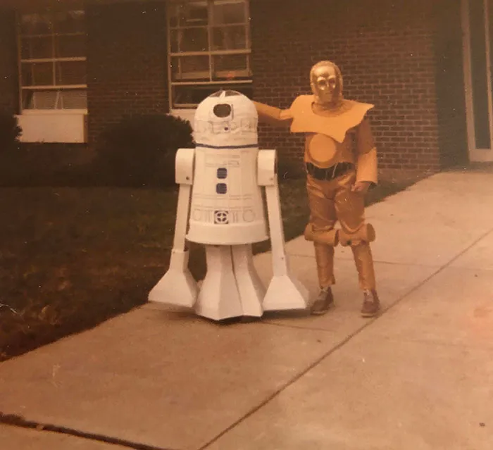 Saw The Other Post, And Had To Share This. My Brother And Me, Halloween 1977, Also Among The First Generation Of SW Cosplayers