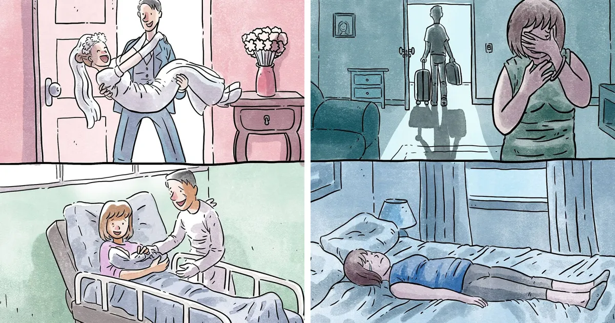Este artista cuenta en 5 cómics historias desgarradoras sobre los problemas de la sociedad sin usar ni una palabra