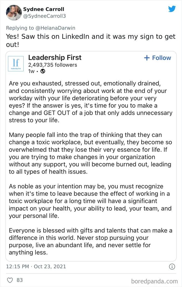30 People Who Quit Their Miserable Jobs Share If They Regret Doing It