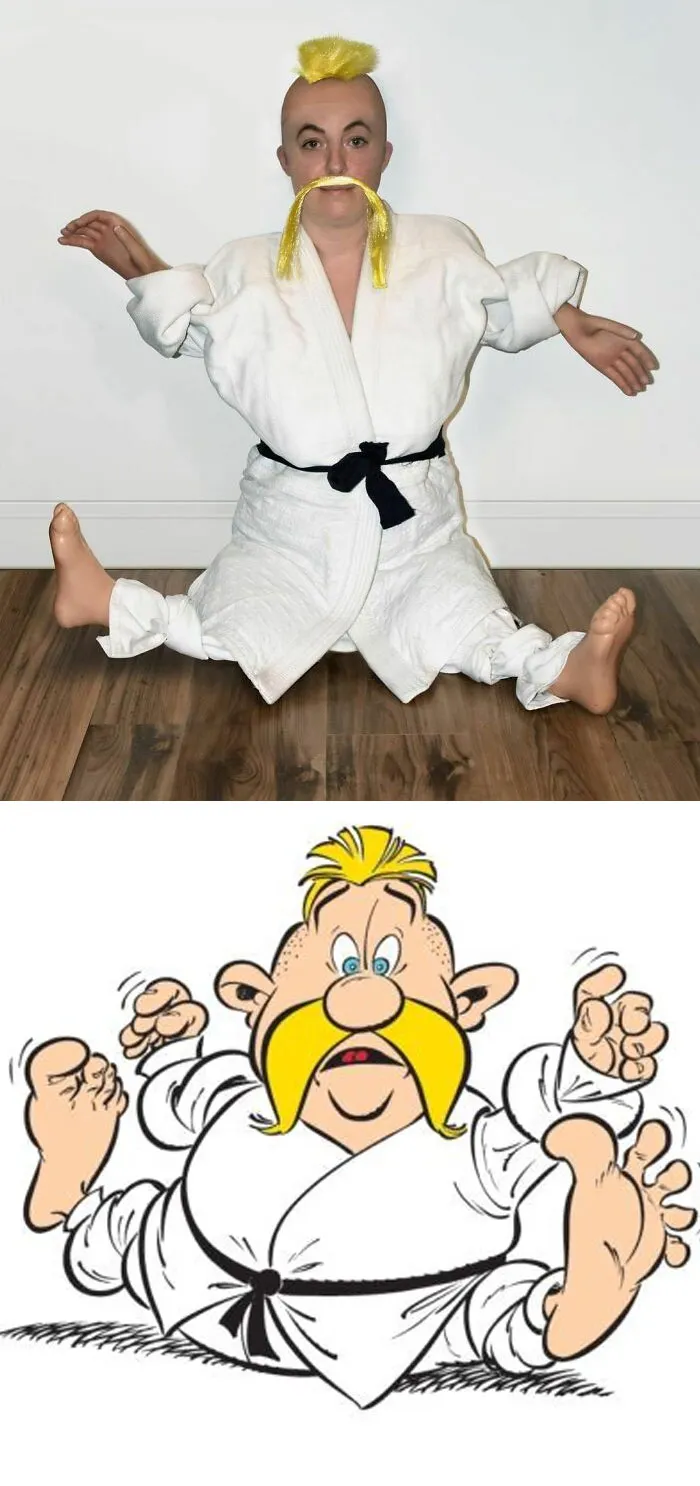 Cilindric The German From The Asterix And Obelix
