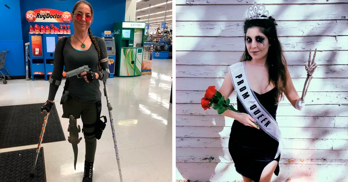 Estas 40 personas no dejaron que sus discapacidades les impidieran disfrutar de Halloween al máximo (Nuevas imágenes)