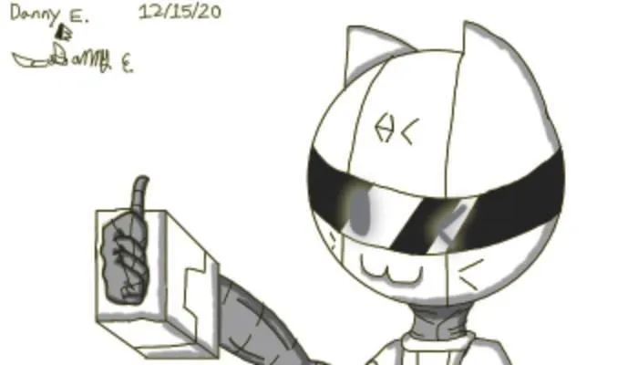 My Son Is 31 And Autistic.  He Also Taught Himself To Draw Manga  Style Characters.  This Is One Of His Own Creations.