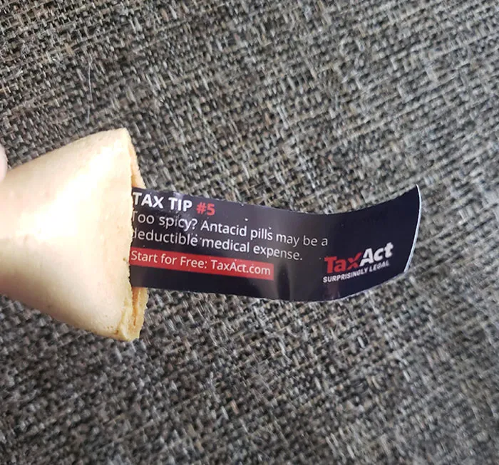 I Have An Ad In My Fortune Cookie