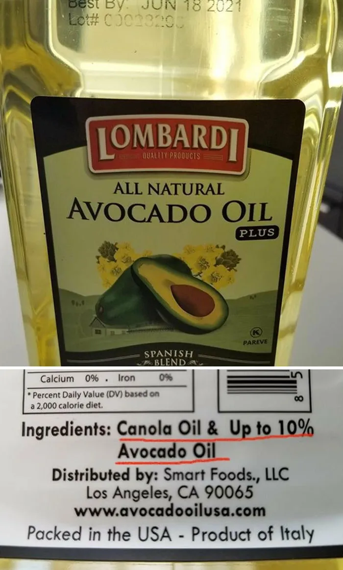 Este aceite de "aguacate"