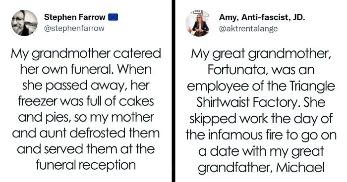 30 People Joined This Viral Thread Of Sharing The Coolest And Oddest Facts From Their Family’s History