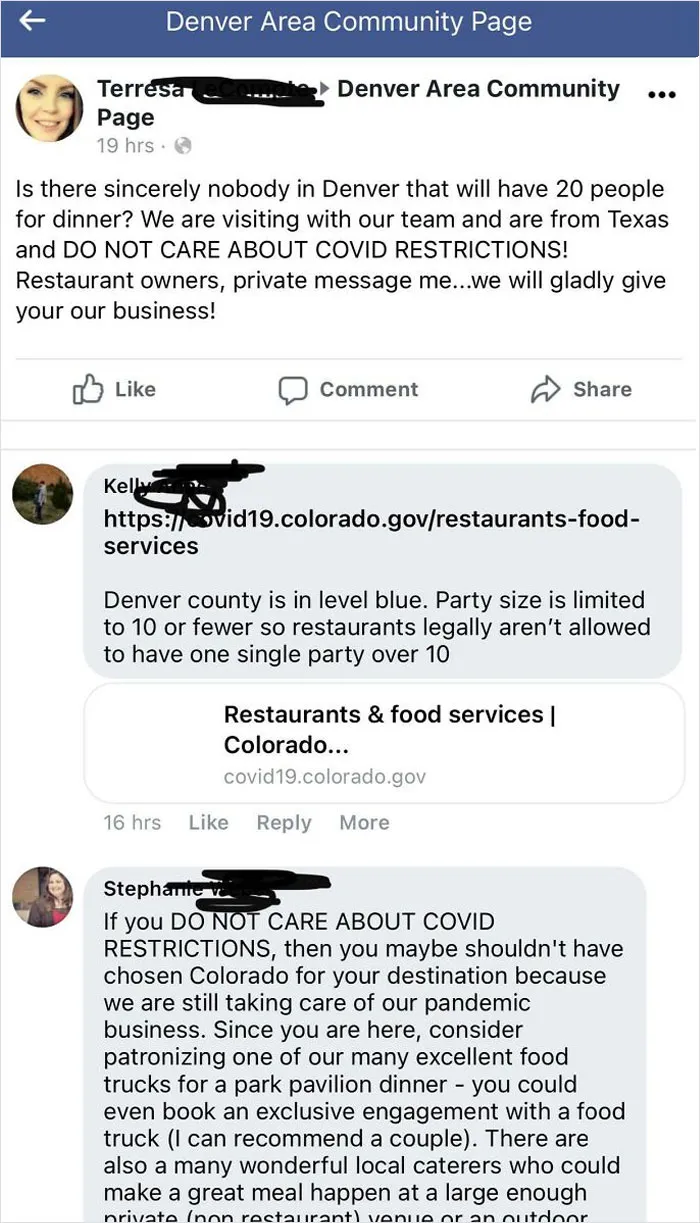 Upset Karen From Texas Tries To Evade Public Safety Regulations For Her "Team"