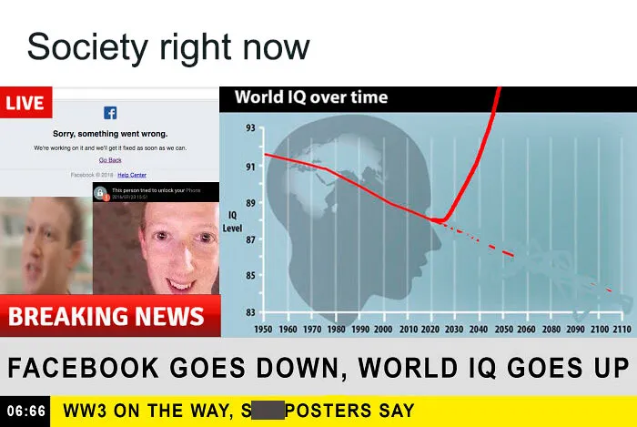 35 Of The Internet's Funniest Responses To Facebook Outage