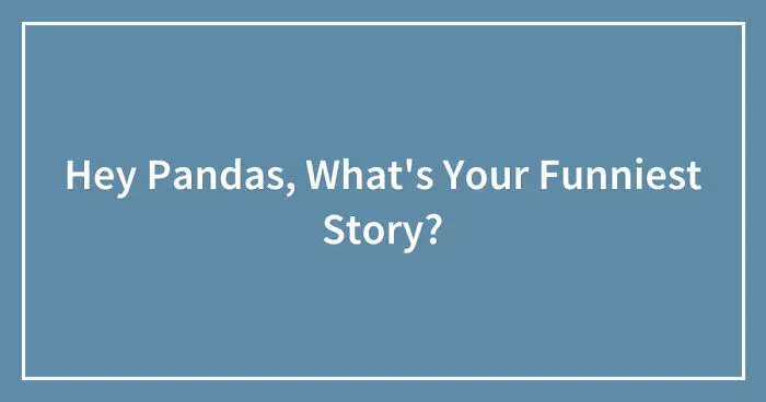 Hey Pandas, What's Your Funniest Story? (Closed)