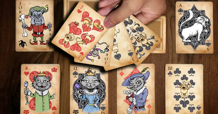 I Drew Funny Cats And Made Playing Cards For Cats Lovers (7 Pics)