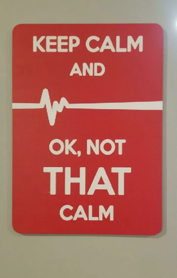 This Sign At My Doctor's Office