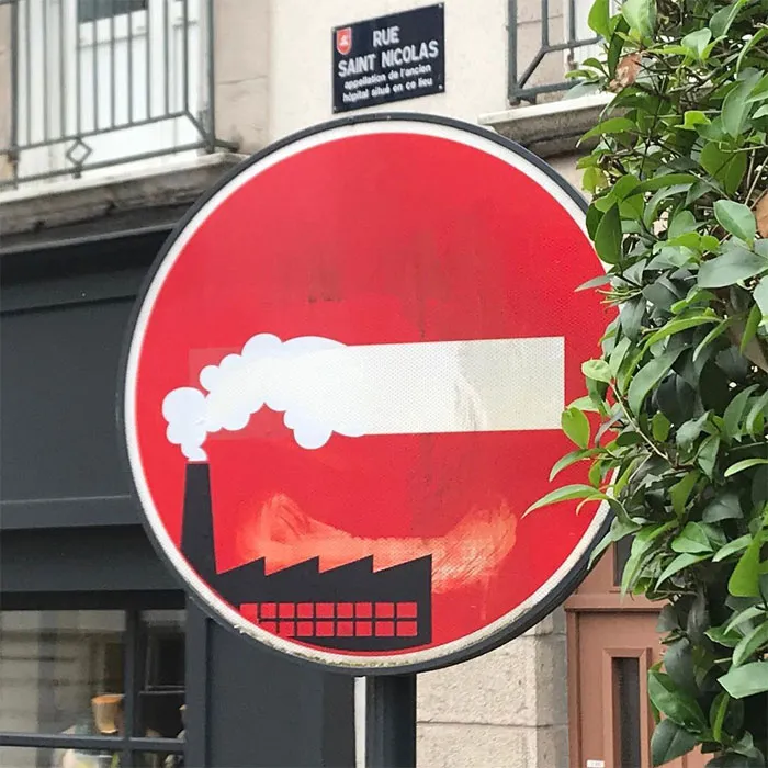 To Express His Protest Against Unjust Rules, This Artist Humorously Hijacks Road Signs And These Are 30 Of The Most Creative Ones
