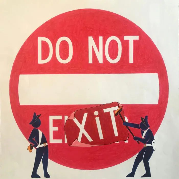 To Express His Protest Against Unjust Rules, This Artist Humorously Hijacks Road Signs And These Are 30 Of The Most Creative Ones