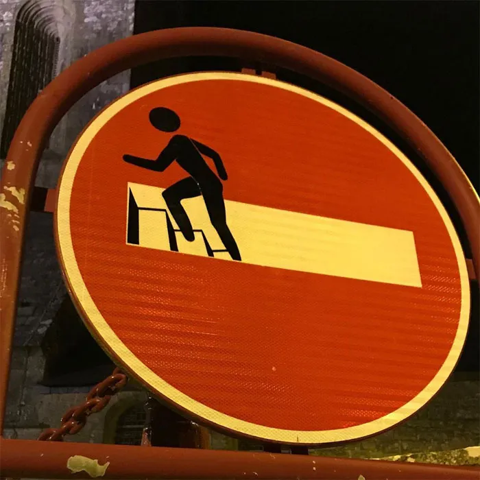 To Express His Protest Against Unjust Rules, This Artist Humorously Hijacks Road Signs And These Are 30 Of The Most Creative Ones