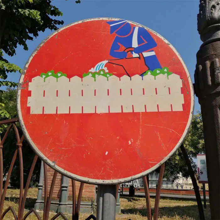 To Express His Protest Against Unjust Rules, This Artist Humorously Hijacks Road Signs And These Are 30 Of The Most Creative Ones