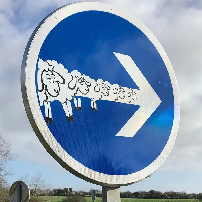 To Express His Protest Against Unjust Rules, This Artist Humorously Hijacks Road Signs And These Are 30 Of The Most Creative Ones