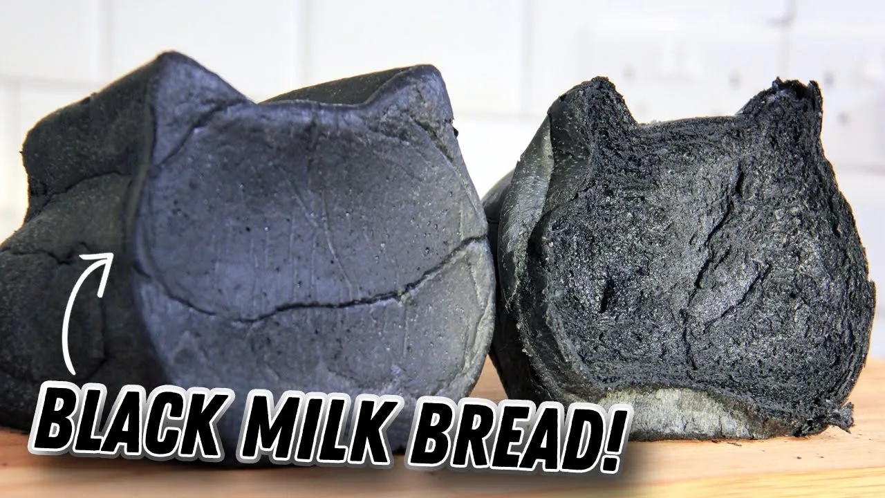 It's Black Cat Appreciation Day! My Cat Shaped Black Milk Bread Recipe! 🖤😻