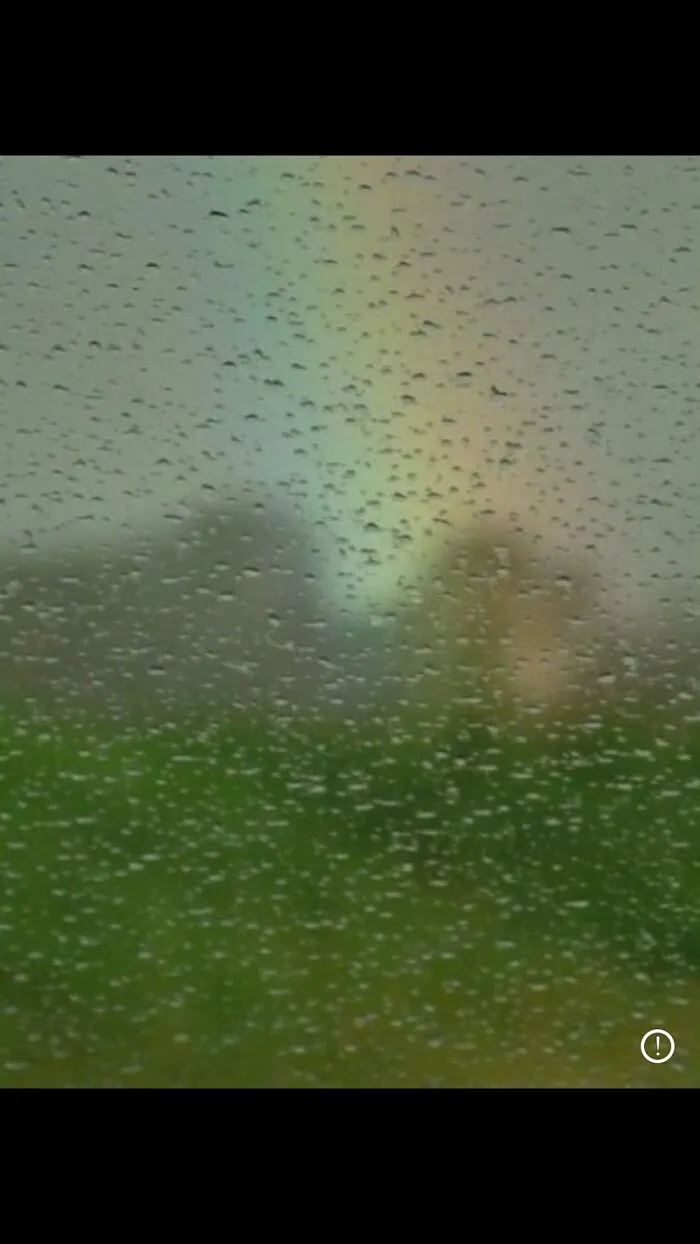 Rainbow With Rain