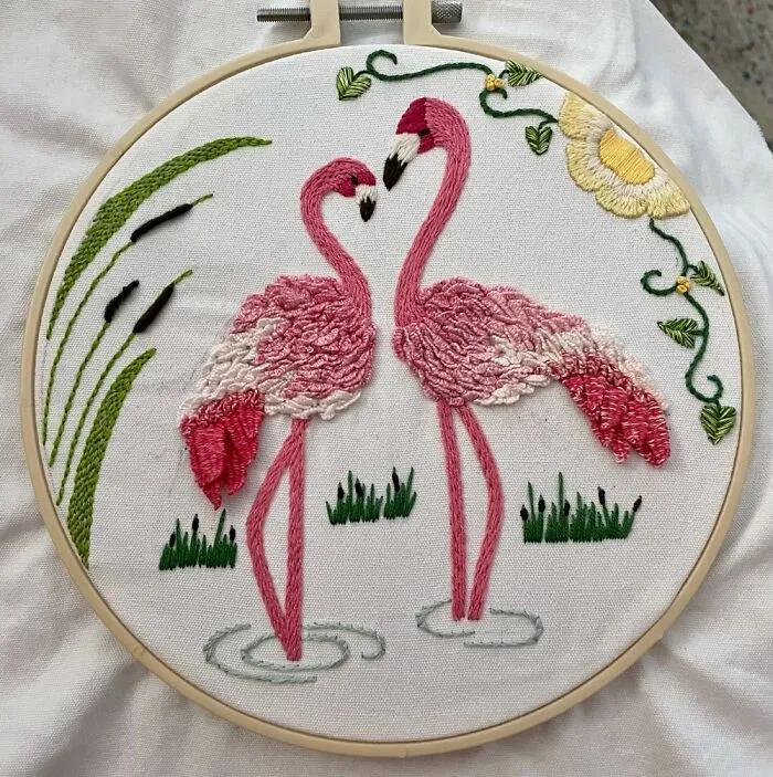 My First Time Embroidering And I’m