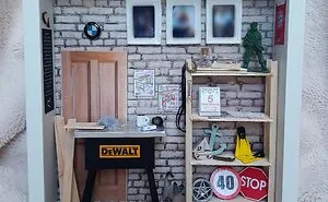 Miniature Workshop In The Frame