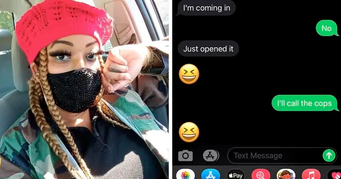 "I Miss You": Maintenance Man Tries To Break Into Woman's Apartment, And Their Text Exchange Is Truly Terrifying
