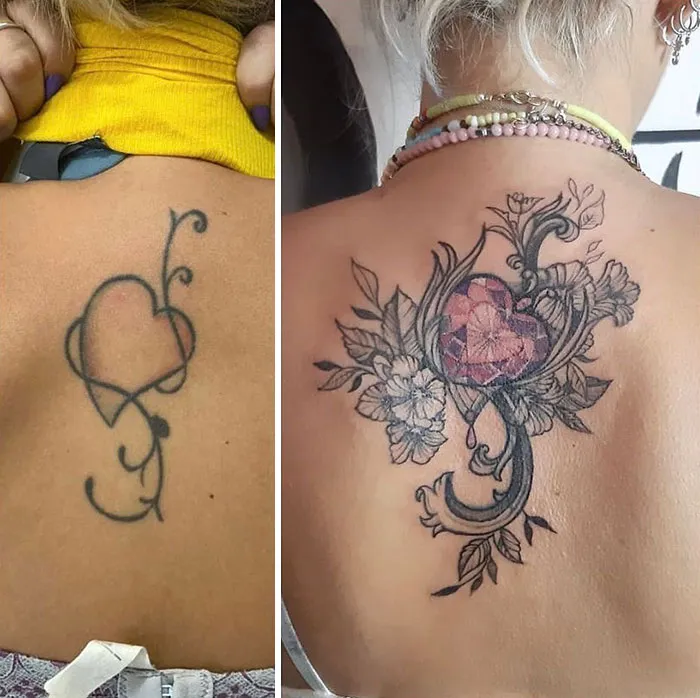 30 Increíbles ejemplos de maestros tatuadores que dan un genial cambio de imagen a los viejos y aburridos tatuajes