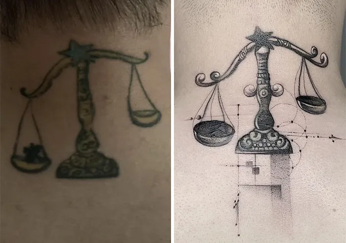 30 Increíbles ejemplos de maestros tatuadores que dan un genial cambio de imagen a los viejos y aburridos tatuajes