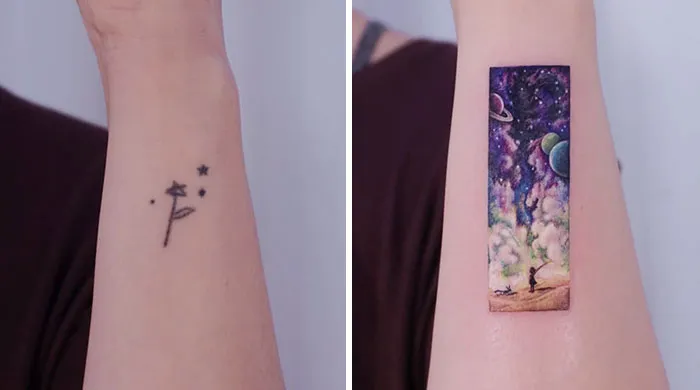 30 Increíbles ejemplos de maestros tatuadores que dan un genial cambio de imagen a los viejos y aburridos tatuajes