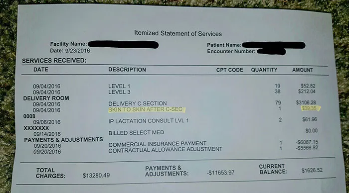 I Had To Pay $39.35 To Hold My Baby After He Was Born