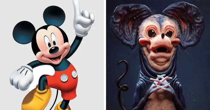 Digital Artist Creates Terrifying Versions Of Popular Characters To Keep You Up At Night (40 Pics)