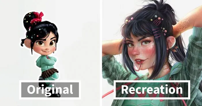 Famous Cartoon Characters Look Like Modern-Day Grown-Ups In 14 Illustrations By Tati MoonS (New Pics)