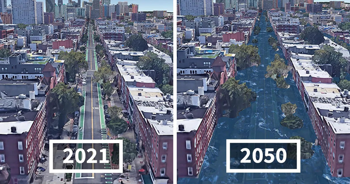 Los investigadores predicen cómo será el mundo en 2050 si la temperatura aumenta 3°C (30 fotos)