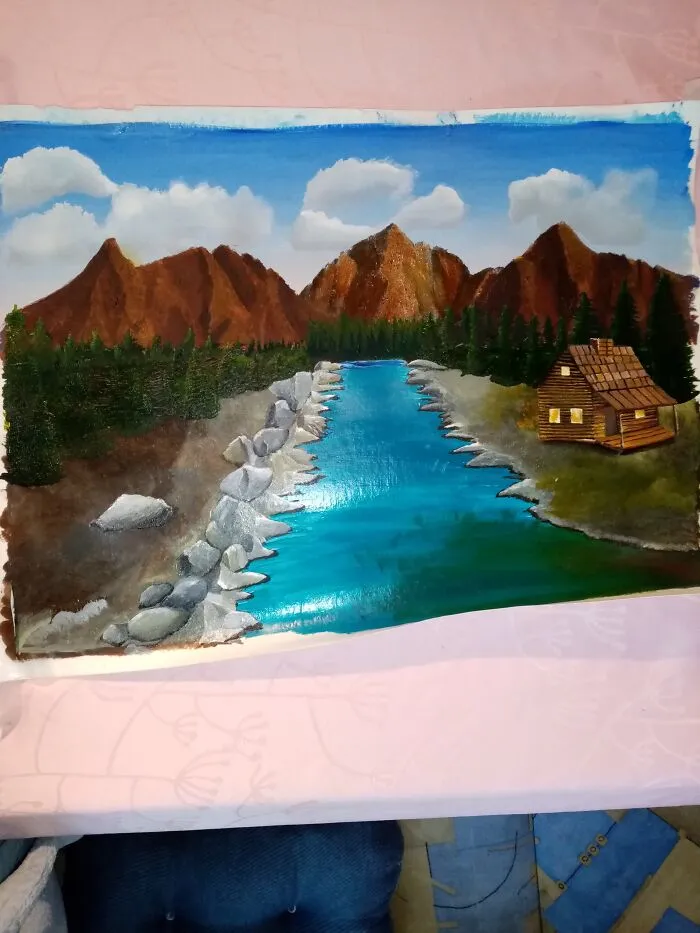 Solitude By The River ( River Is Kinda Unfinished But Neither Is This Year Hehe )
