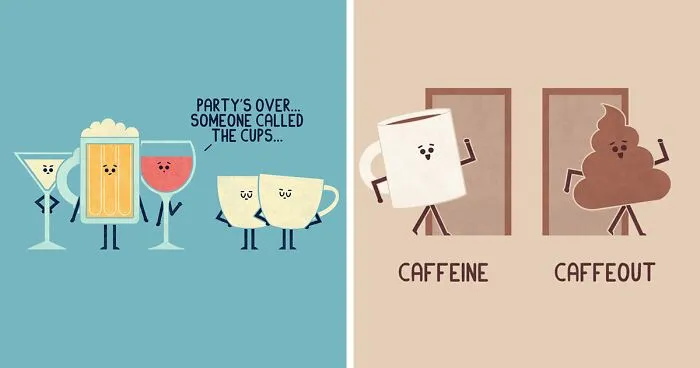 My 30 Illustrations That Show The Undiscovered Life Of Drinks