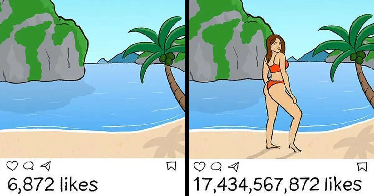 Este artista ataca a nuestra sociedad con 15 ingeniosos cómics