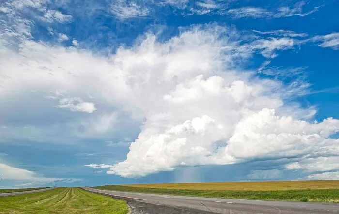 South Dakota, The American Great Plains...rain Storm