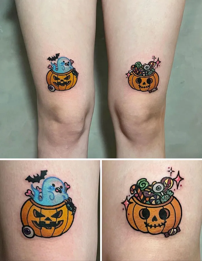 Spooky Halloween Tattoo