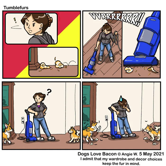 Adventures Of Living With Two Rescue Dogs: 26 Comics I’ve Made