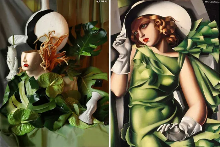 83 Floral Arrangements Inspired By Famous Paintings And Photos By Harriet Parry