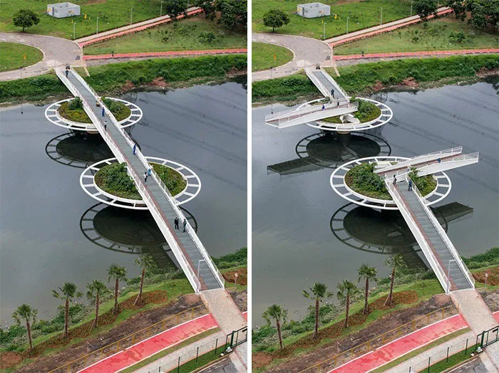 Friedrich Bayer Bridge, Sao Paulo, Brazil