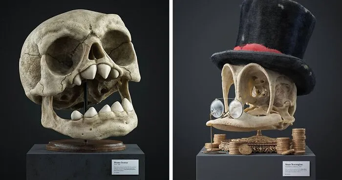 Artist Creates Anatomically Correct Skulls Of Popular Cartoon Characters (14 Pics)