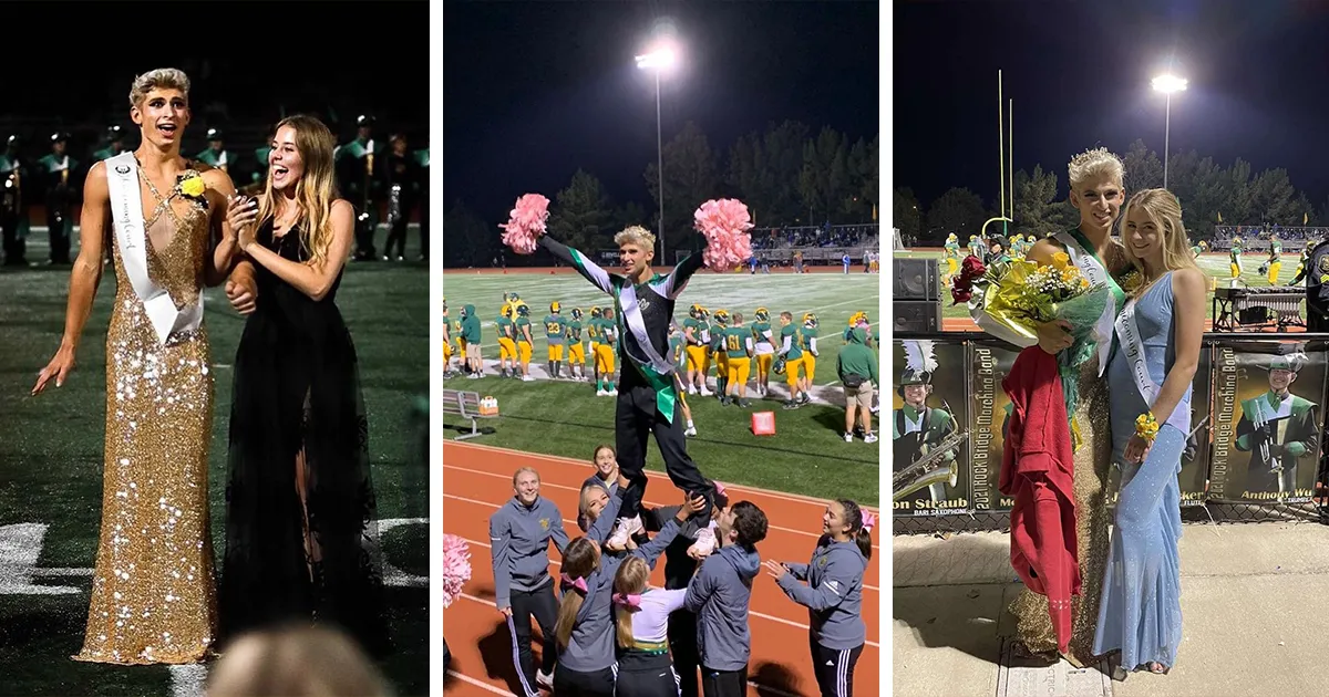 Este es Zachary Willmore, el primer chico en convertirse en reina del baile de homecoming