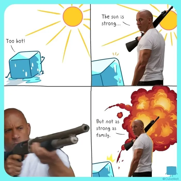 30 Comics About The Daily Struggles Of An Ice Cube By This Artist