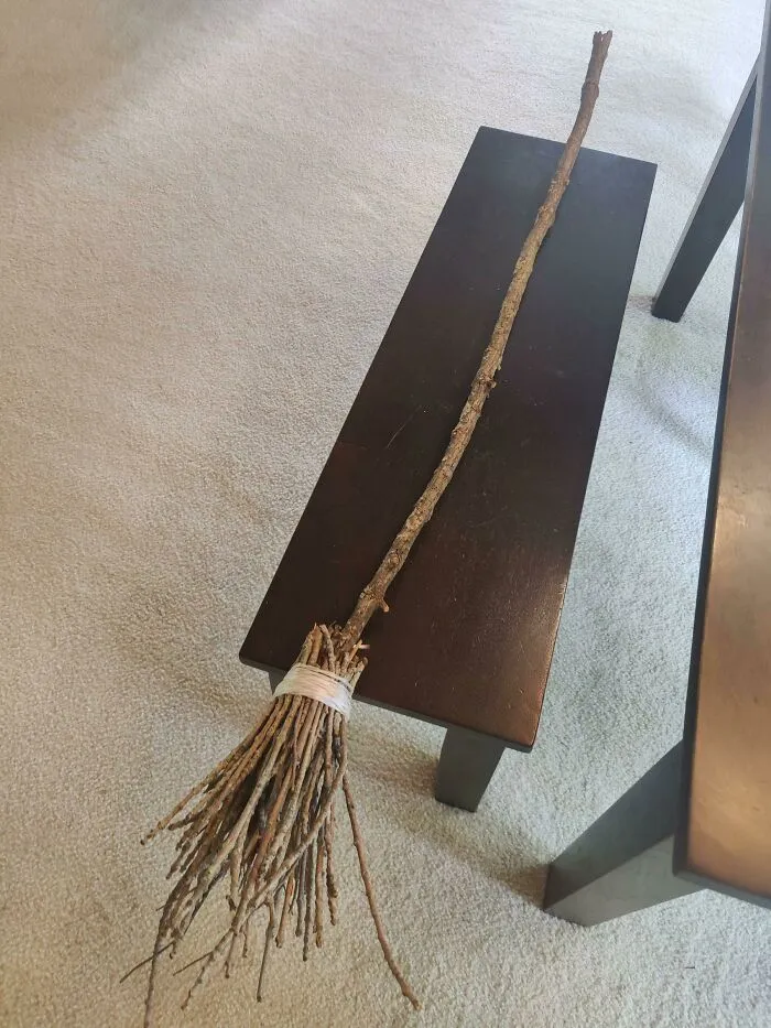 My Wife Saw A $30 One At The Store. I Spent 10 Min Picking Up Sticks