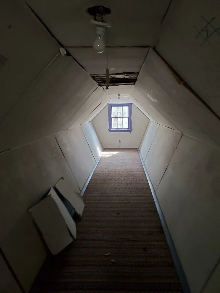 The Attic Of An Abandoned House I Visited