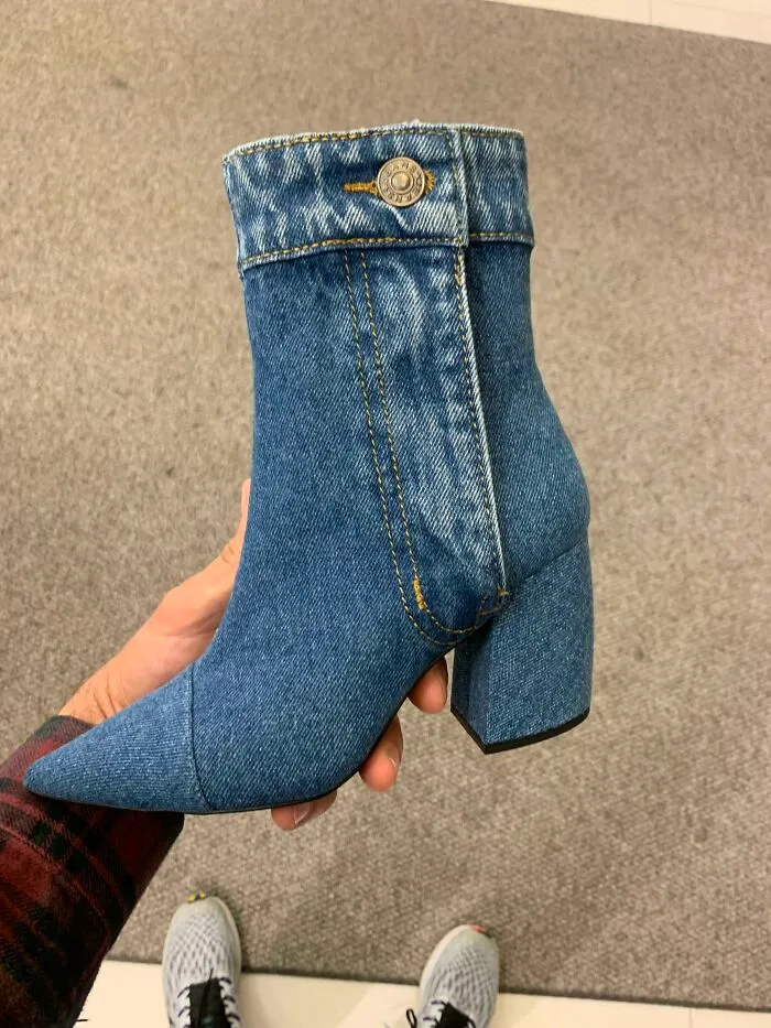 Estas botas de tejano de 180$ 