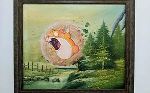 30 Paintings From Thrift Stores And Garage Sales That Were Upgraded By Other Artists (New Pics)