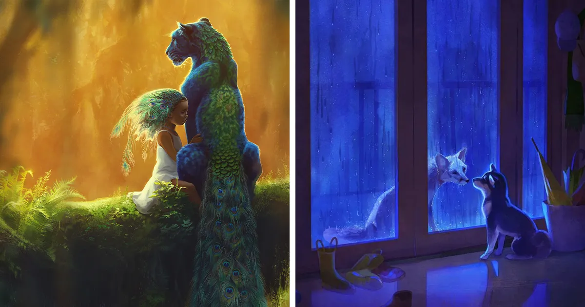 Soy artista conceptual y estas son 30 de mis ilustraciones mágicas que me ayudaron a mantenerme tranquila y optimista